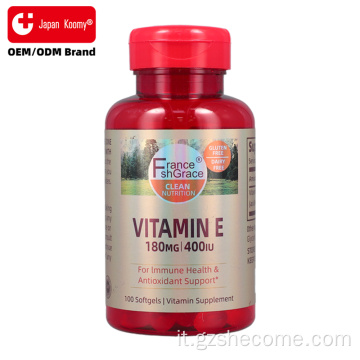 Shecome vitamin Immune Antiossidante Salute Vitamina E softgel